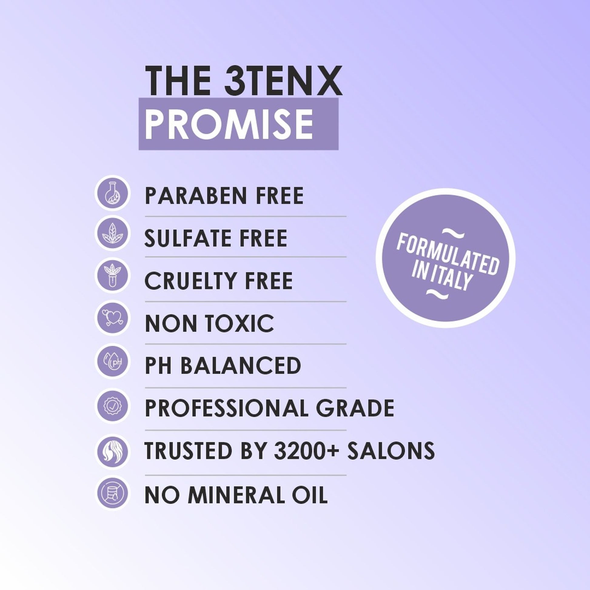 3TENX UltimateRevitalize Keratin Shampoo for Damaged & Frizzy Hair