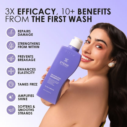3TENX UltimateRevitalize Keratin Shampoo for Damaged & Frizzy Hair