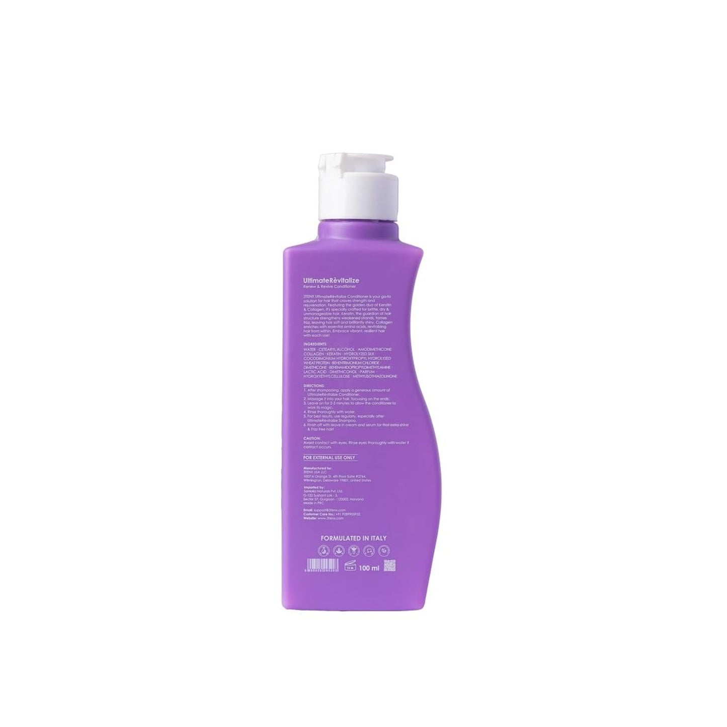 3TENX UltimateRevitalize Keratin Conditioner for Damaged & Frizzy Hair