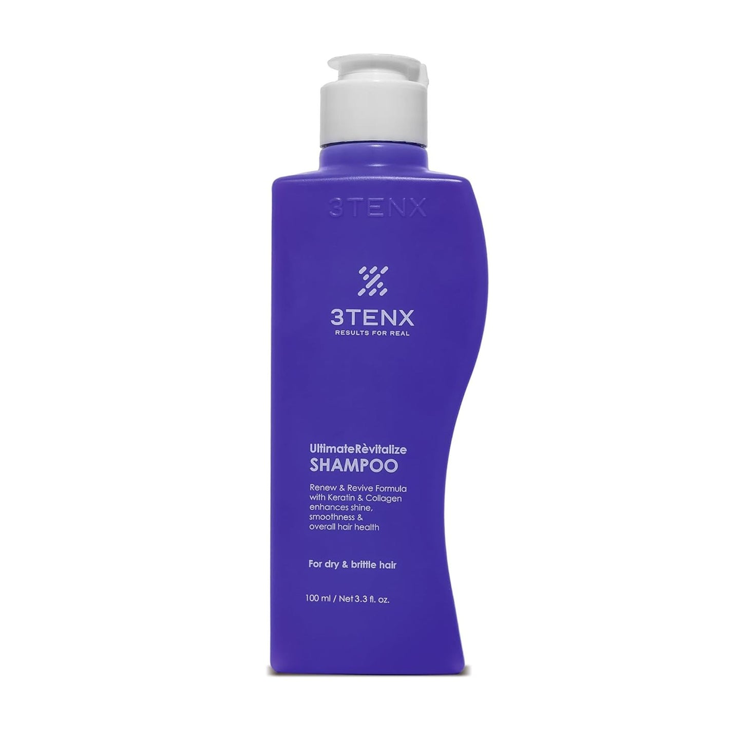 3TENX UltimateRevitalize Keratin Shampoo for Damaged & Frizzy Hair