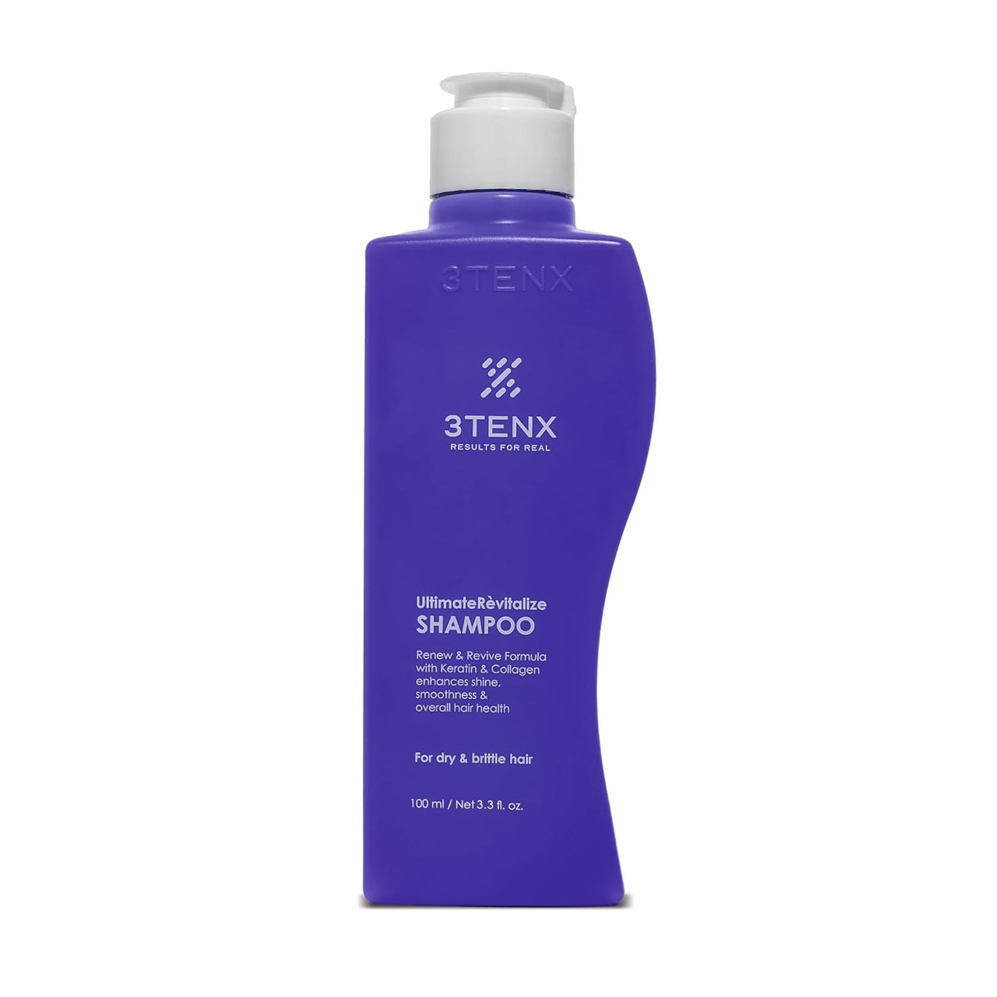 3TENX UltimateRevitalize Keratin Shampoo for Damaged & Frizzy Hair