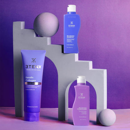 3TENX UltimateRevitalize Keratin Shampoo for Damaged & Frizzy Hair