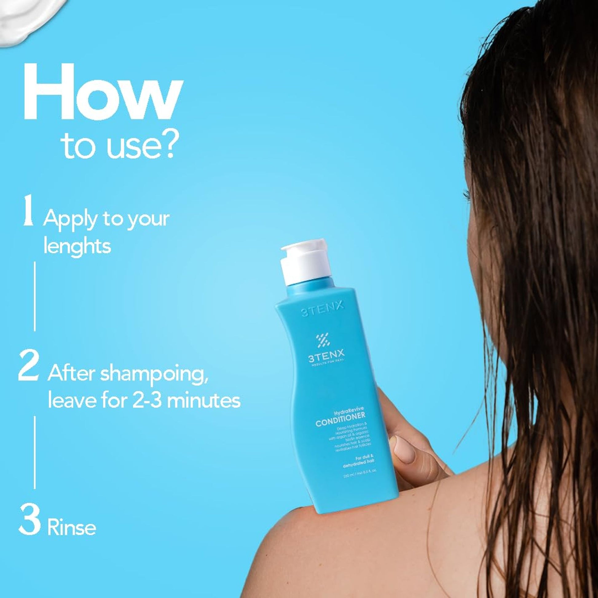 3TENX HydraRevive Hydrating Conditioner for Dry & Dull Hair