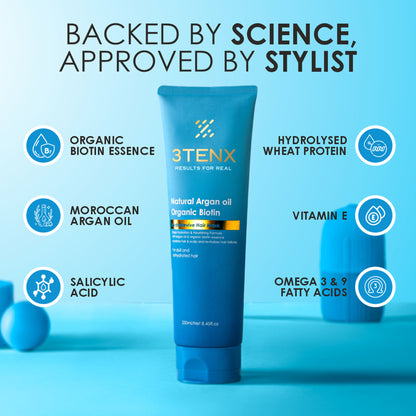 3TENX HydraRevive Hydrating Hair Mask for Dry & Dull Hair