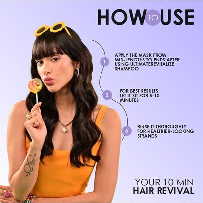 3TENX UltimateRevitalize Hair Mask with Keratin for Damaged Hair