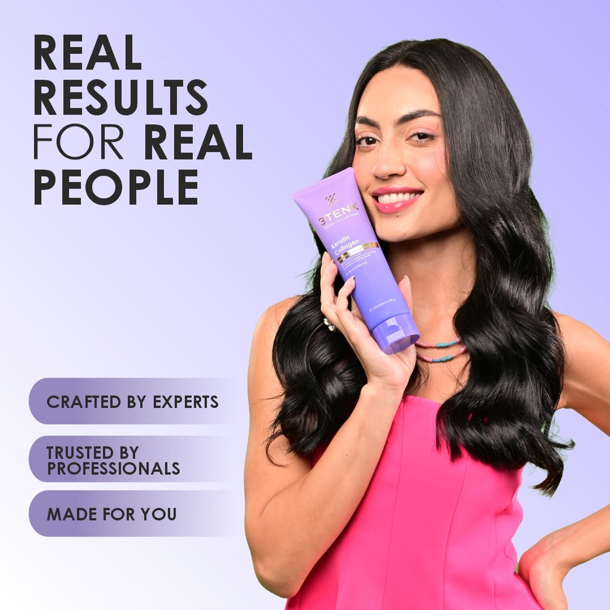 3TENX UltimateRevitalize Hair Mask with Keratin for Damaged Hair