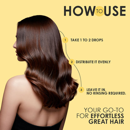 3TENX Nourishing Hair Serum for Dry & Frizzy Hair with Heat Protection
