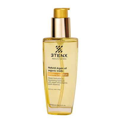 3TENX Nourishing Hair Serum for Dry & Frizzy Hair with Heat Protection