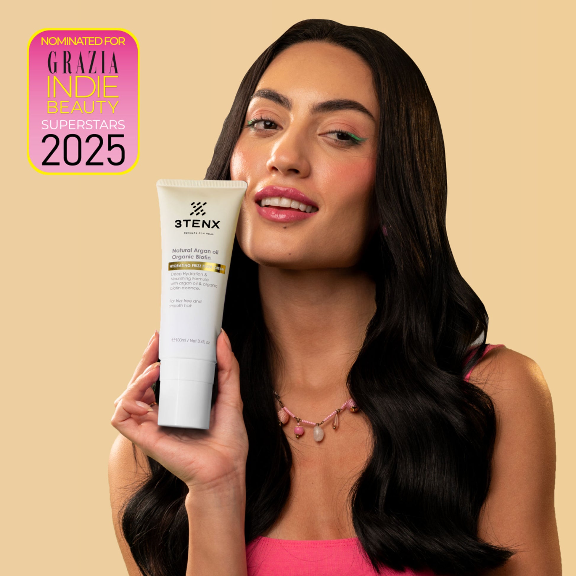 3TENX Hydrating Frizz Fixer Cream for Smooth, Frizz-Free Hair
