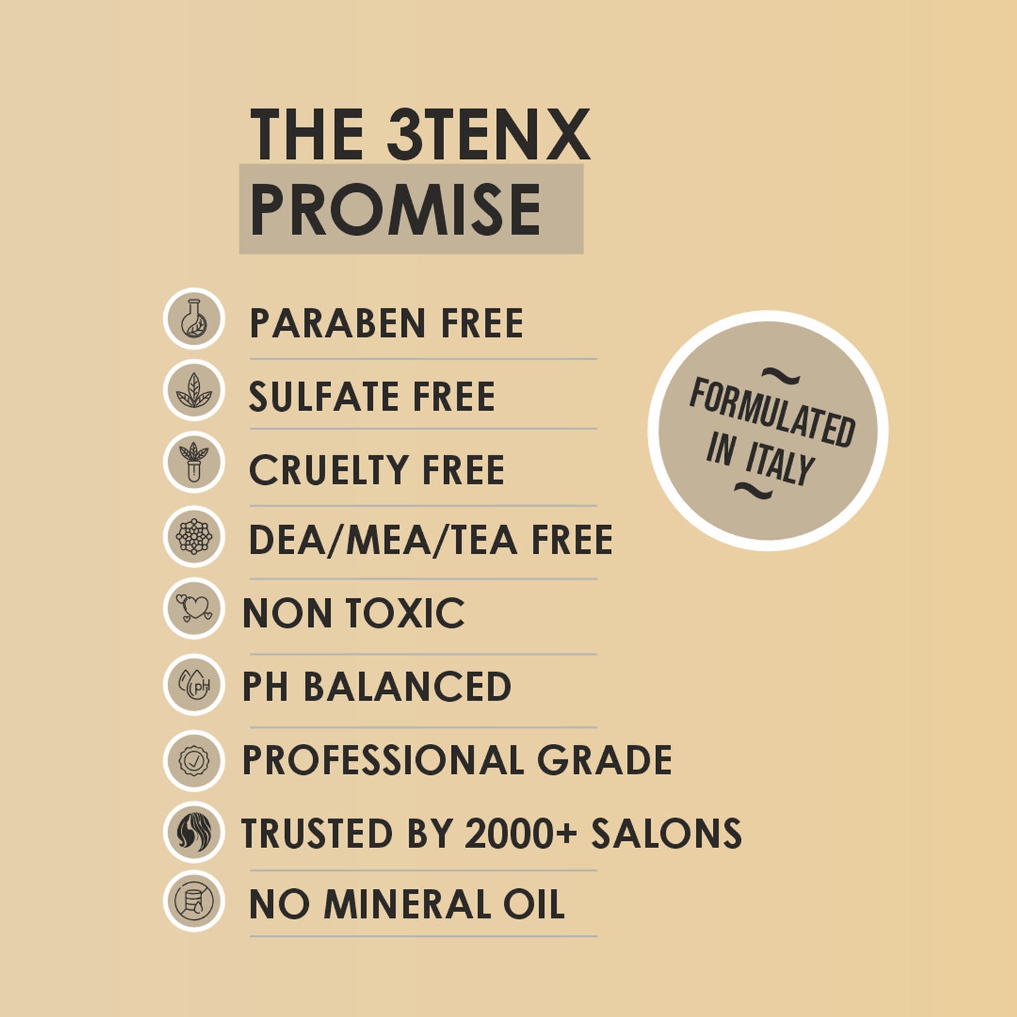 3TENX Hydrating Frizz Fixer Cream for Smooth, Frizz-Free Hair