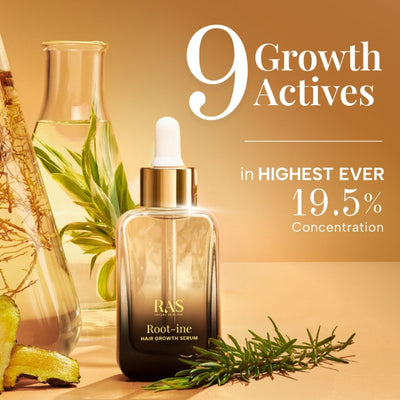 RAS Luxury Oils Root-Ine Hair Growth Serum With 19.5% Scalp Actives