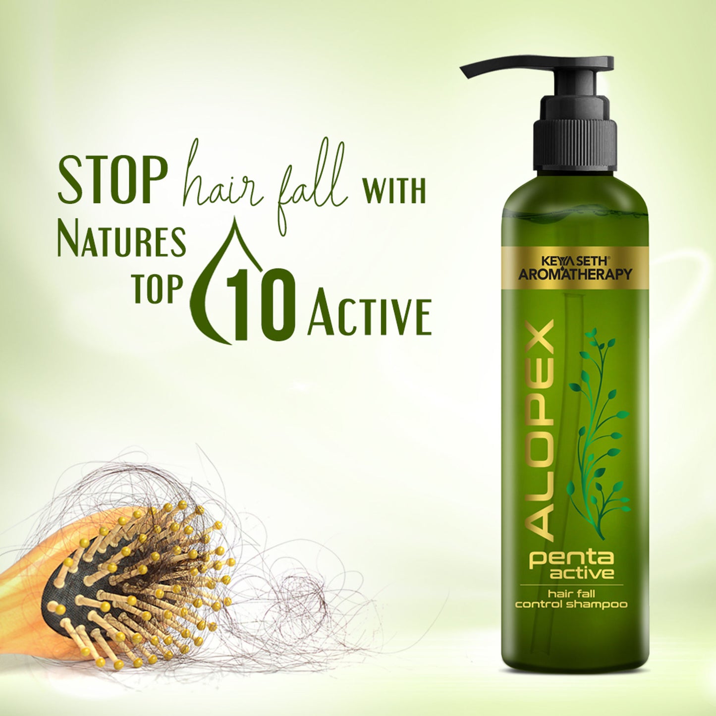 Keya Seth Aromatherapy, Alopex Penta Active Hair Fall Control Shampoo For Men & Women