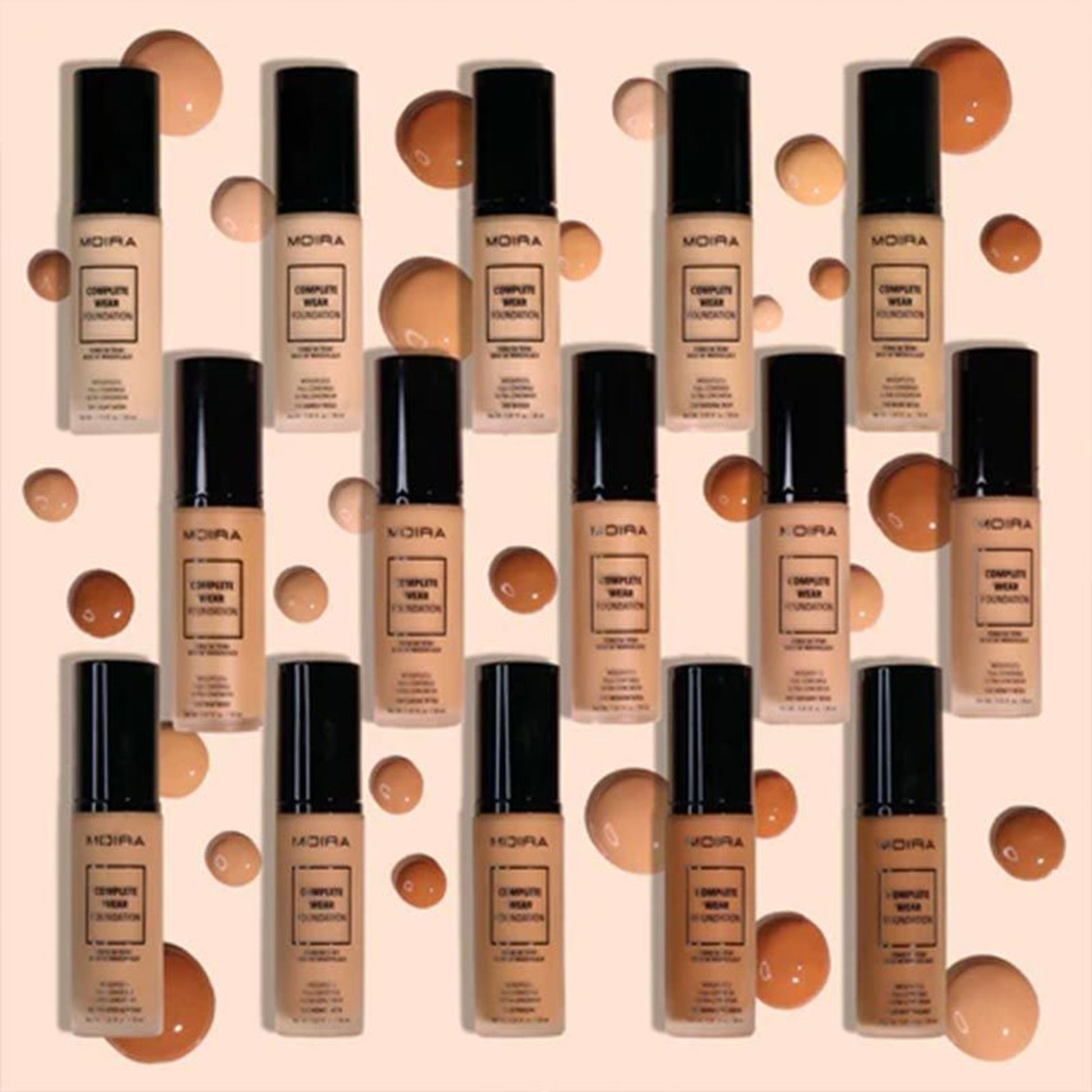 Moira Complete Wear Foundation - 600 Warm Cinnamon