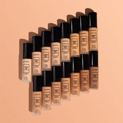 Moira Complete Wear Foundation - 600 Warm Cinnamon