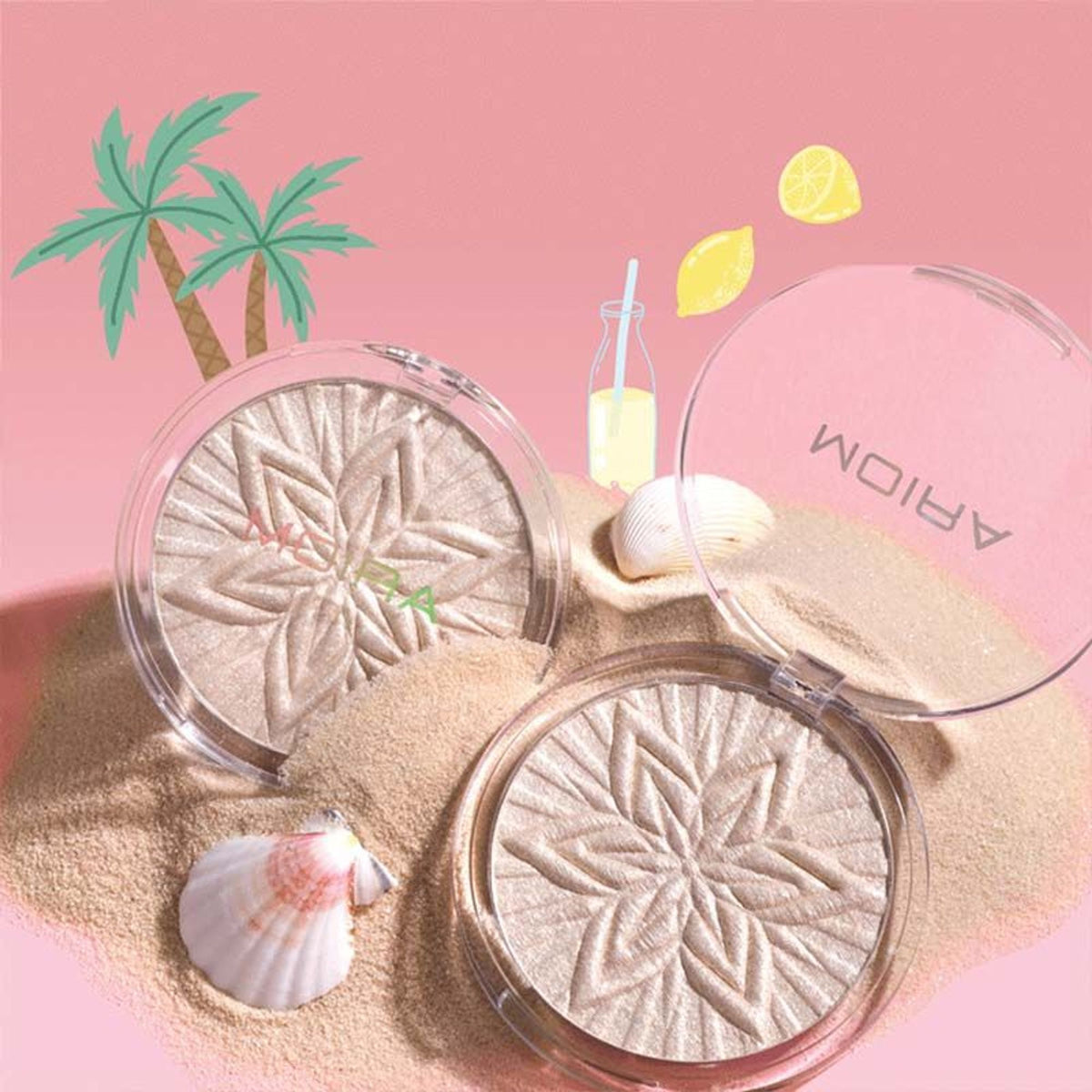 Moira Sun Glow Face & Body Highlighter - 001 Sweet Champagne
