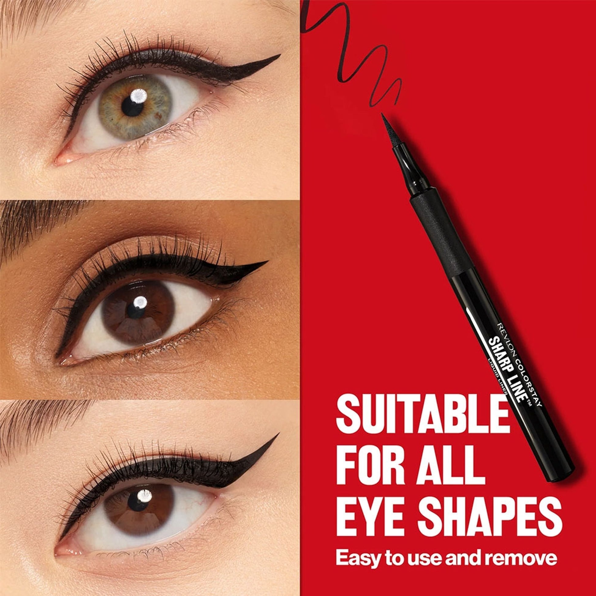 Revlon Colorstay Sharp Line Liquid Eye Pen - Blackest Black
