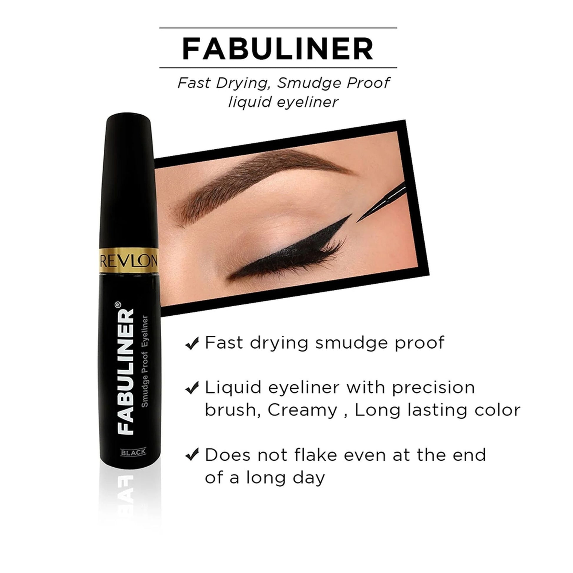 Revlon Fabuliner Eyeliner - Black