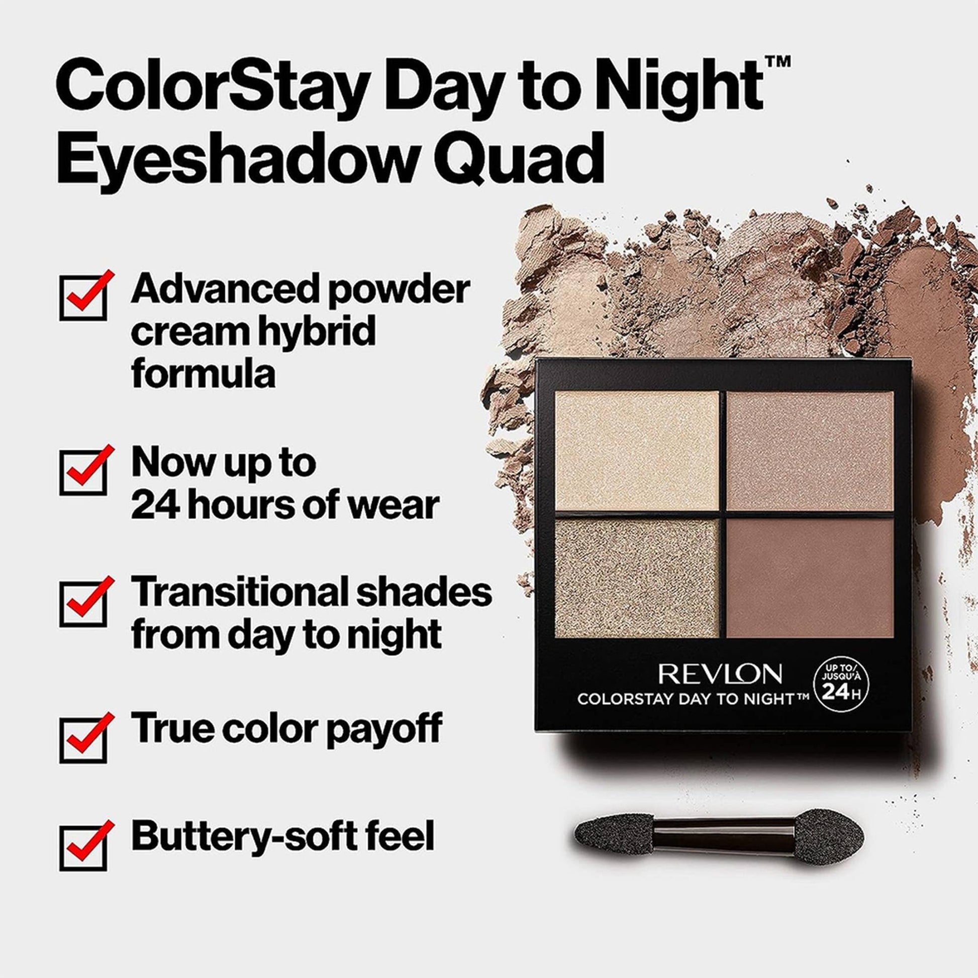 Revlon ColorStay Day to Night Quad Eyeshadow Palette - Decadant