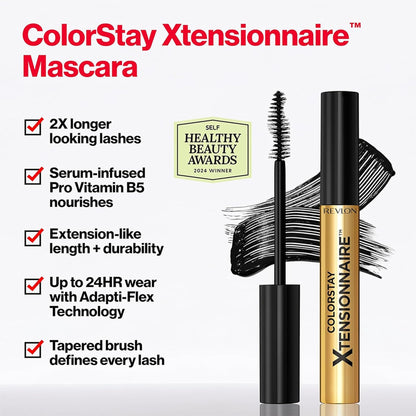 Revlon Colorstay Xtensionnaire Lengthening and Long Lasting Black Mascara