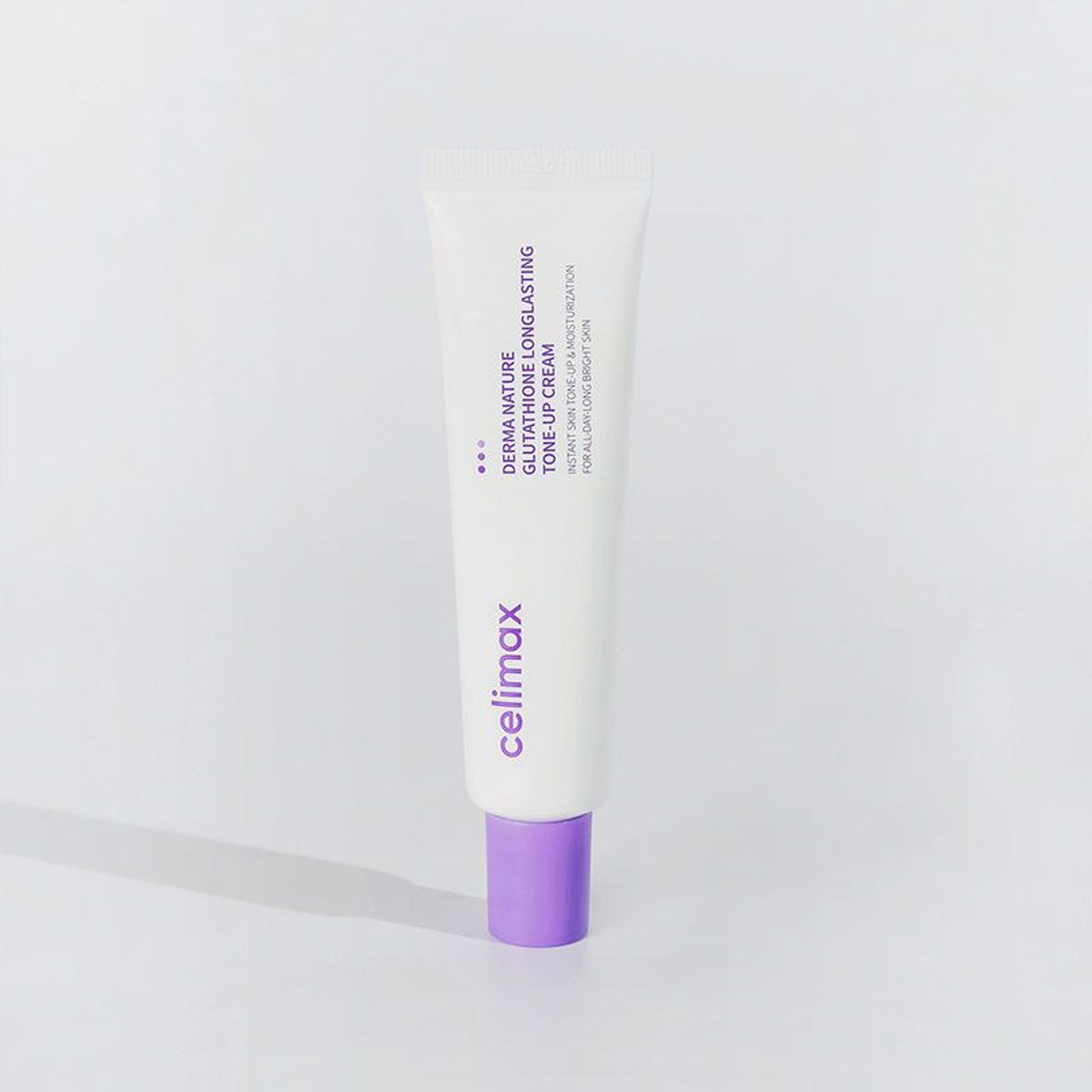 Celimax Derma Nature Glutathione Tone-Up Cream jar showing brightening skincare with a clean, minimalist design and product label.