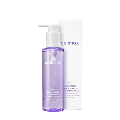 Celimax Derma Nature Fresh Jojoba Cleansing Oil, Removes Makeup, Blackheads, Excess Sebum