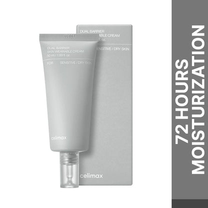 Celimax Dual Barrier Skin Wearable Cream, Hydrates, Calms & Strengthens Skin Barrier