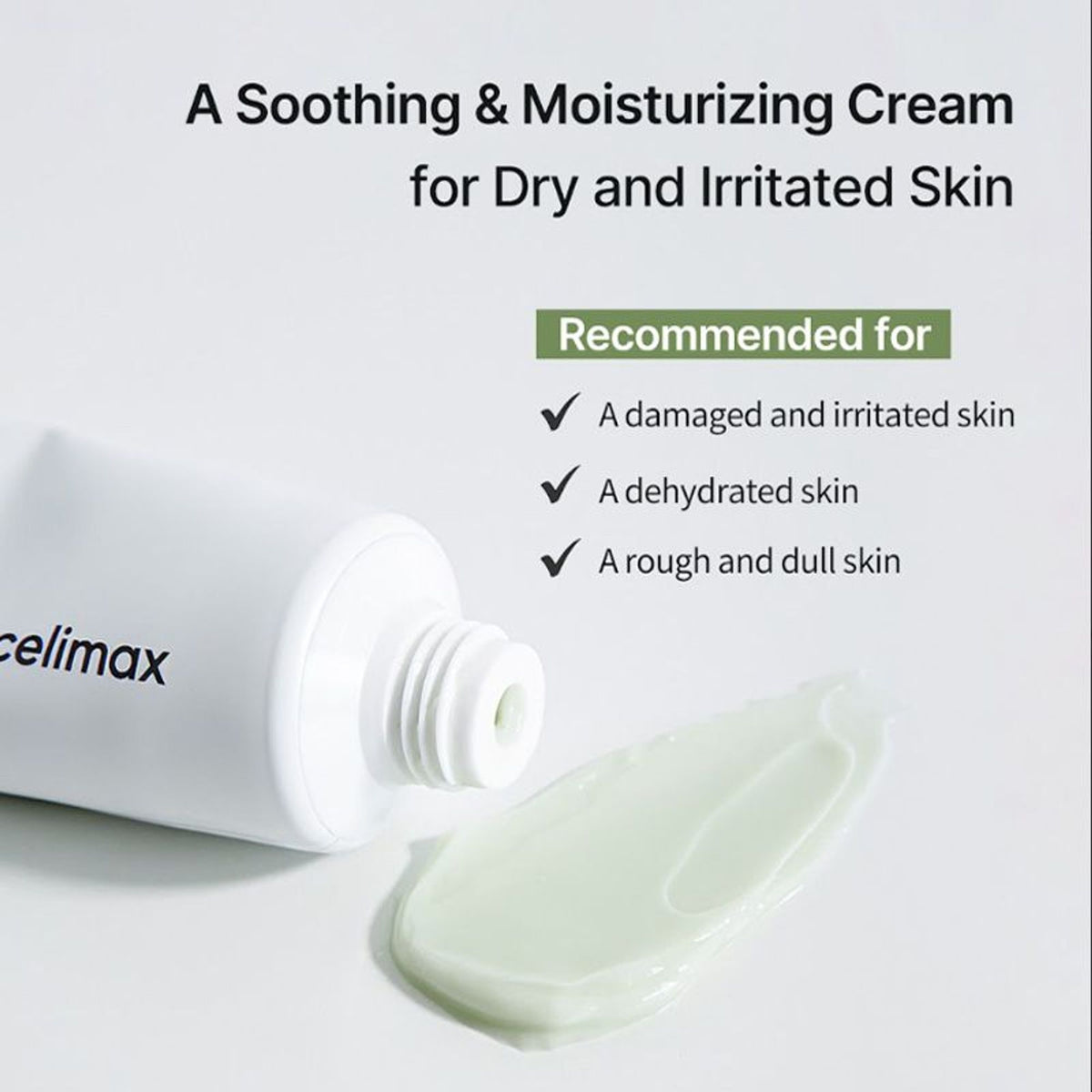 Celimax The Real Noni Energy Repair Cream jar with label, showcasing its calming, hydrating, and skin barrier strengthening benefits.