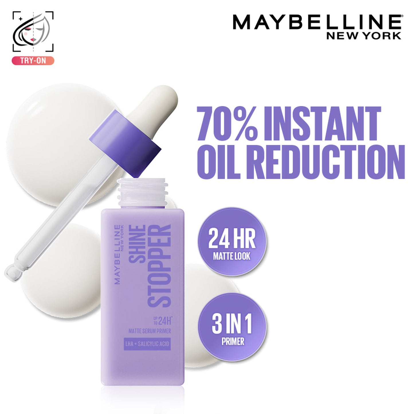 Maybelline New York Shine Stopper 3-in-1 Serum Primer
