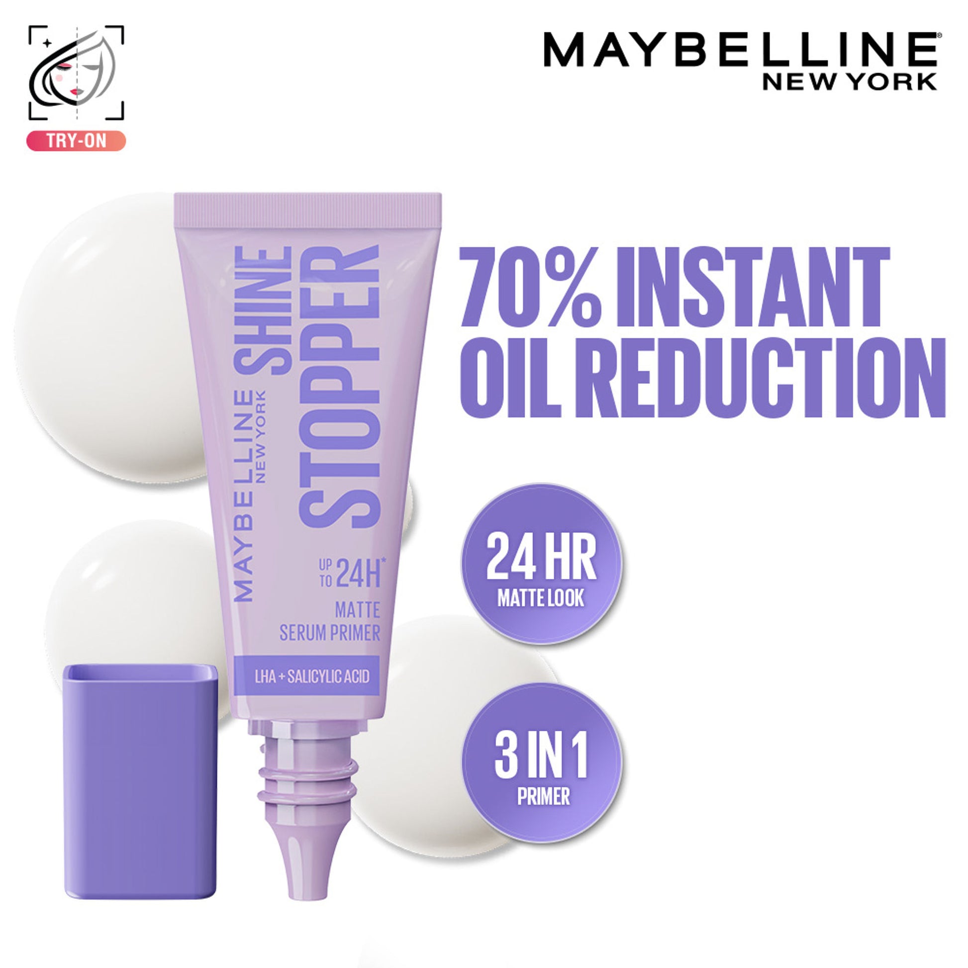 Maybelline New York Shine Stopper 3-in-1 Serum Primer