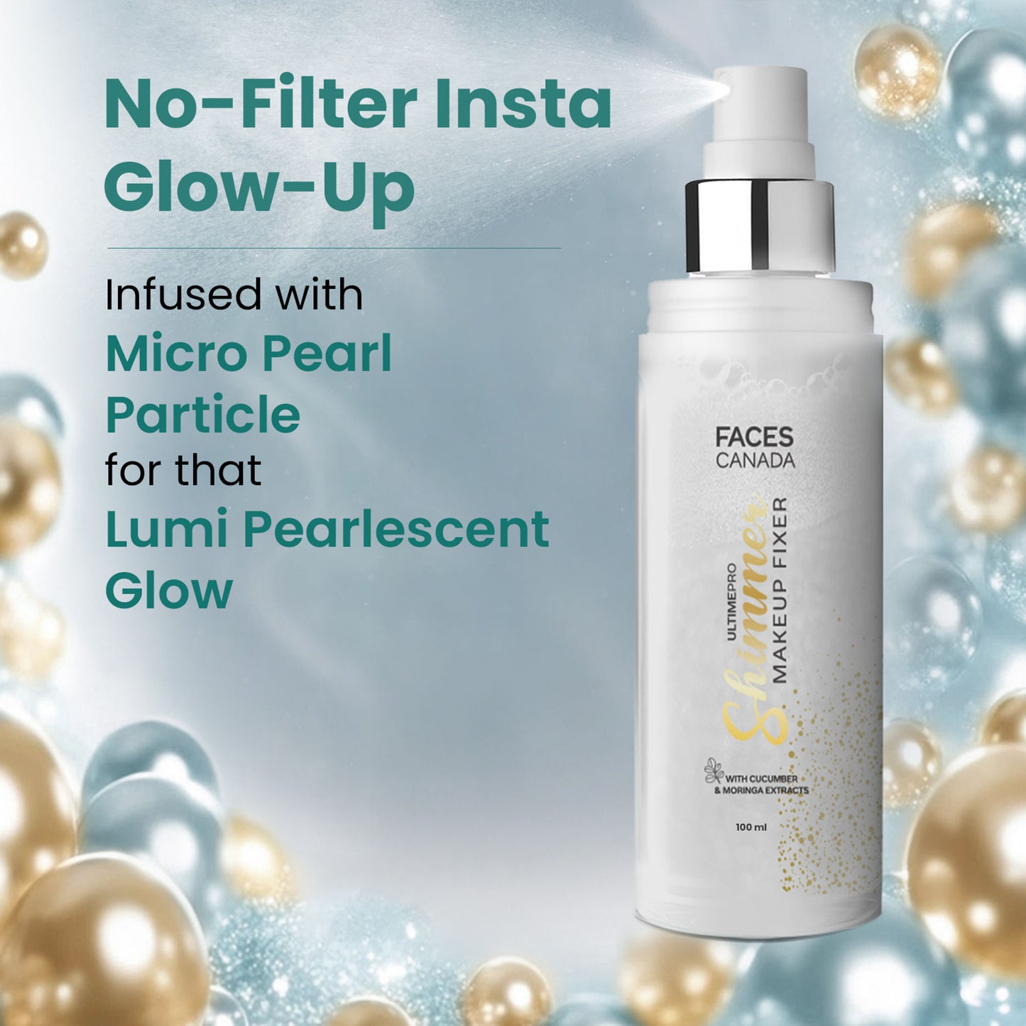 Faces Canada Ultime Pro Shimmer Makeup Fixer Setting Spray