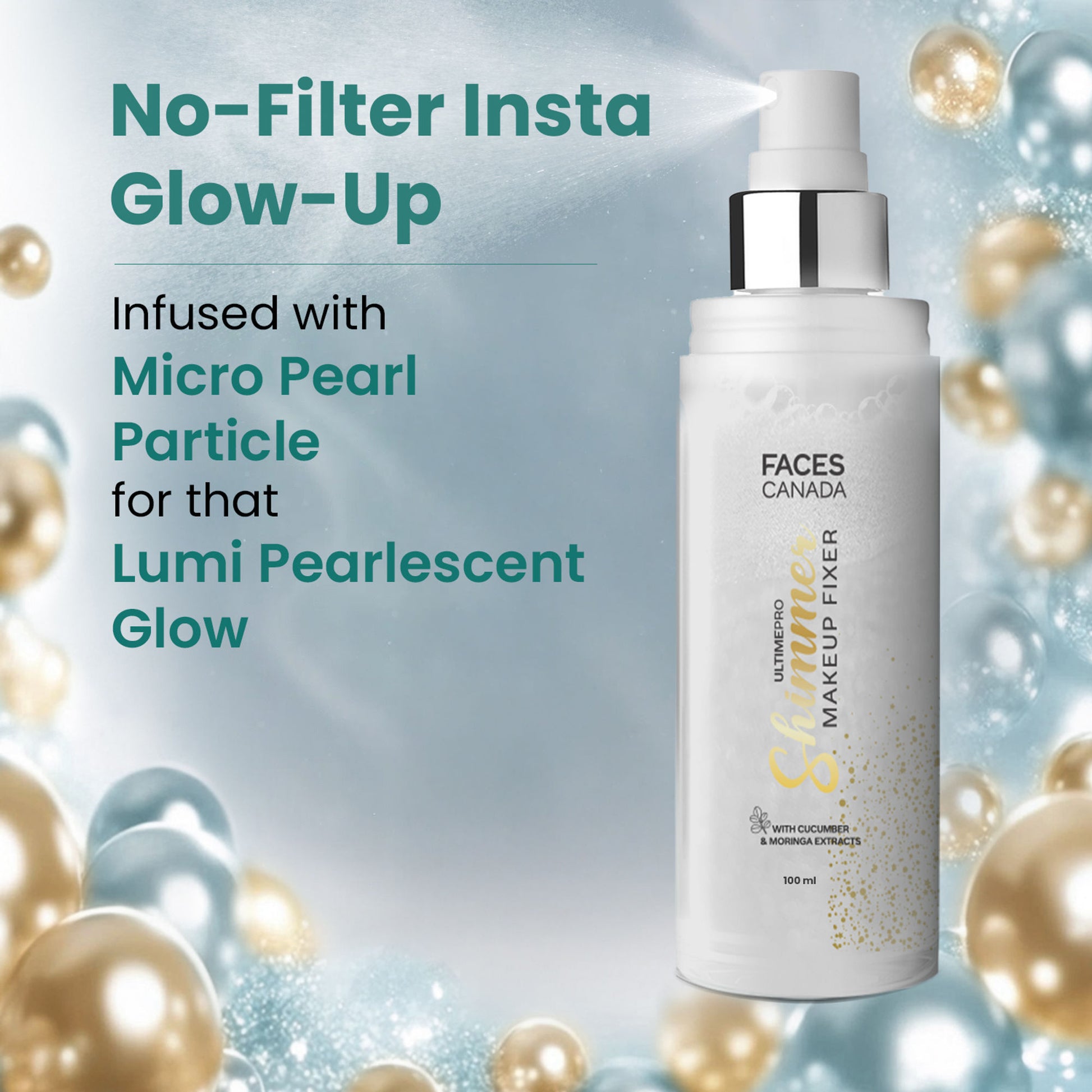 Faces Canada Ultime Pro Shimmer Makeup Fixer Setting Spray