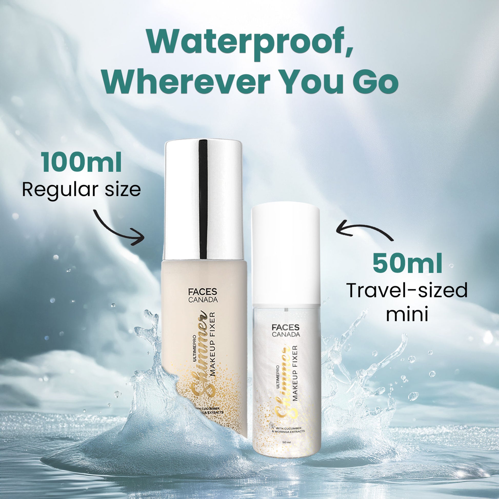 Faces Canada Ultime Pro Shimmer Makeup Fixer Setting Spray