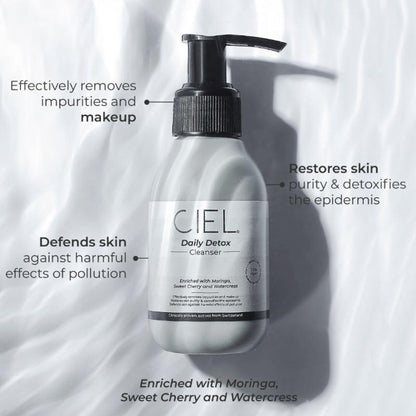 Ciel Daily Detox Gentle Cleanser - Sulphate Free, Removes Makeup, Softens & Detoxifies
