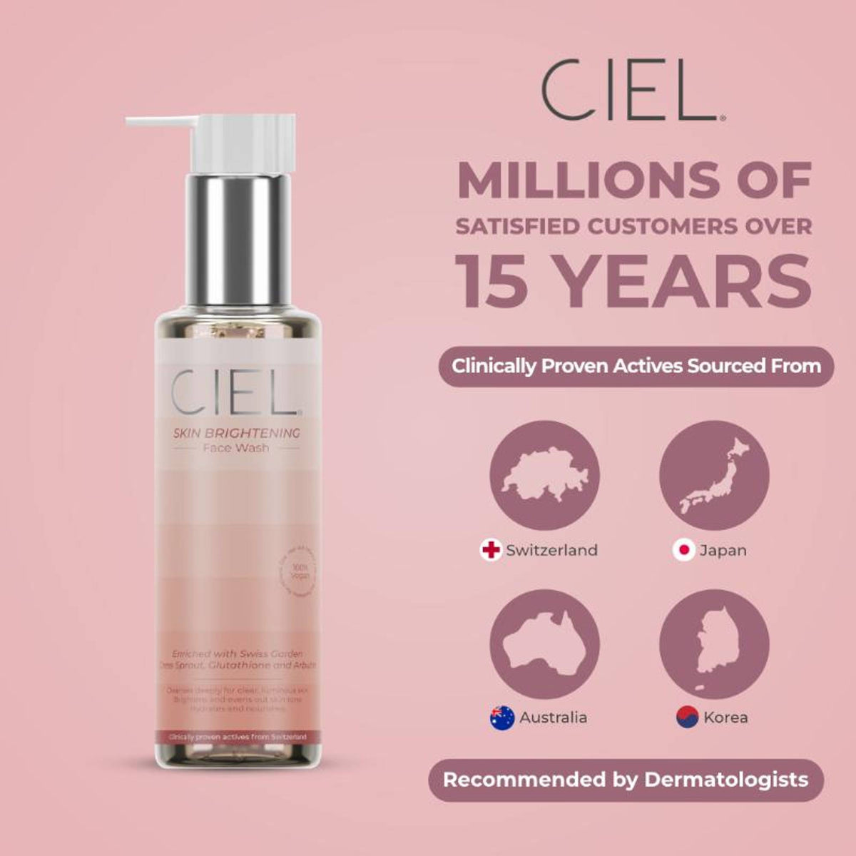 Ciel Skin Brightening Face Wash with Vitamin C