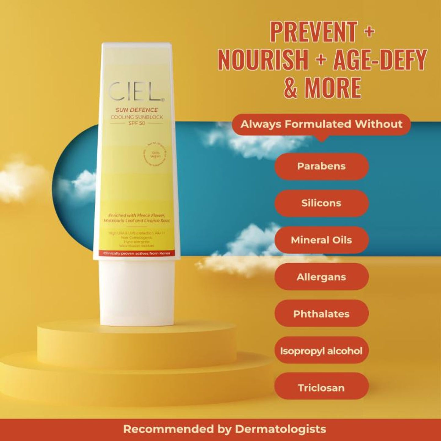 Ciel Sun Defence Cooling Sunblock SPF 50