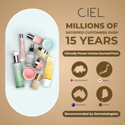 Ciel Anti-Ageing Overnight Mask in a sleek jar, showcasing a smooth, luxurious skincare product designed for overnight rejuvenation.