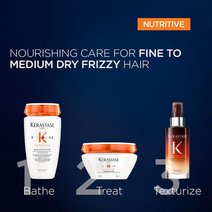 Kerastase Nutritive 8H Magic Night Hair Serum, Overnight leave-in serum, enriched with Niacinamide