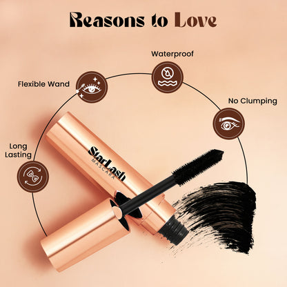 GLAM21 Star Lash Waterproof Mascara - Black