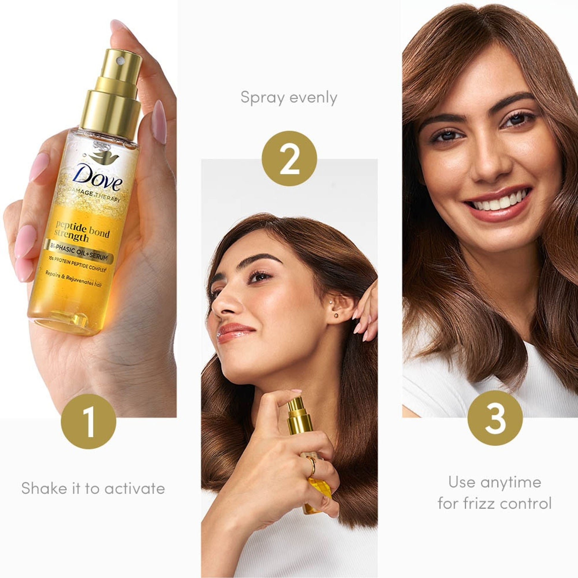 Dove Peptide Bond Strength Bi-Phasic Oil+Serum