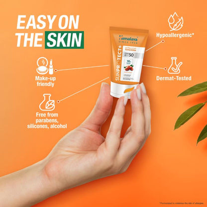 Himalaya Sun Protect+ Ultra Light Sunscreen SPF 50 PA++++ Sweat Resistant,100% No White Cast