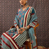 Dhiyona IE Women Printed Regular Pure Cotton Kurta with Trousers & With Dupatta