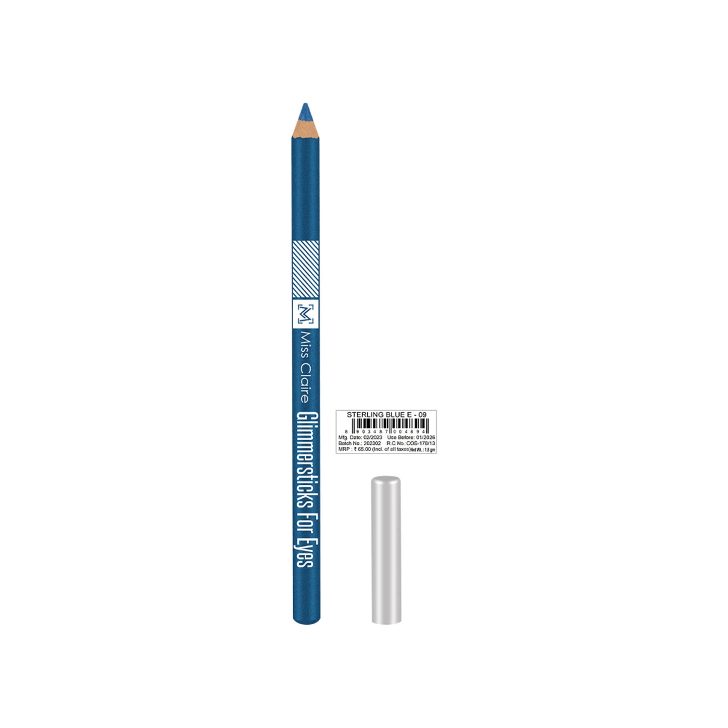 Miss Claire Glimmersticks For Eyes - Sterling Blue E-09