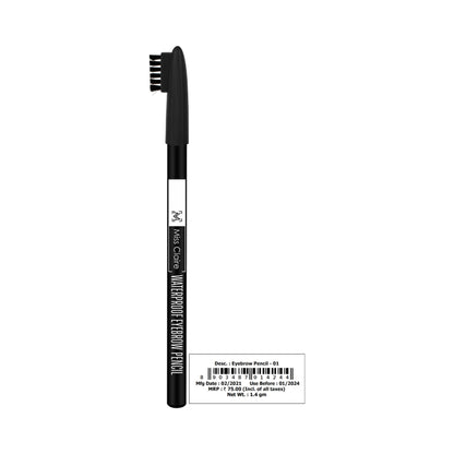 Miss Claire Waterproof Eyebrow Pencil - 01 Black