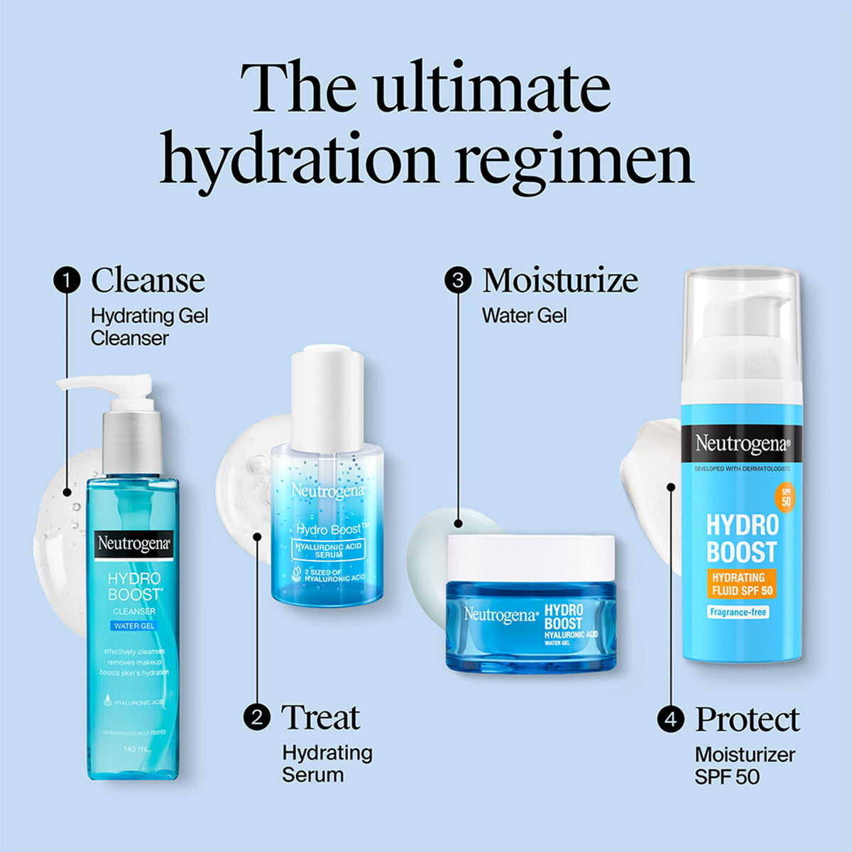 Neutrogena Hydro Boost Hyaluronic Acid Water Gel Light Face Moisturizer For Normal, Dry & Oily Skin