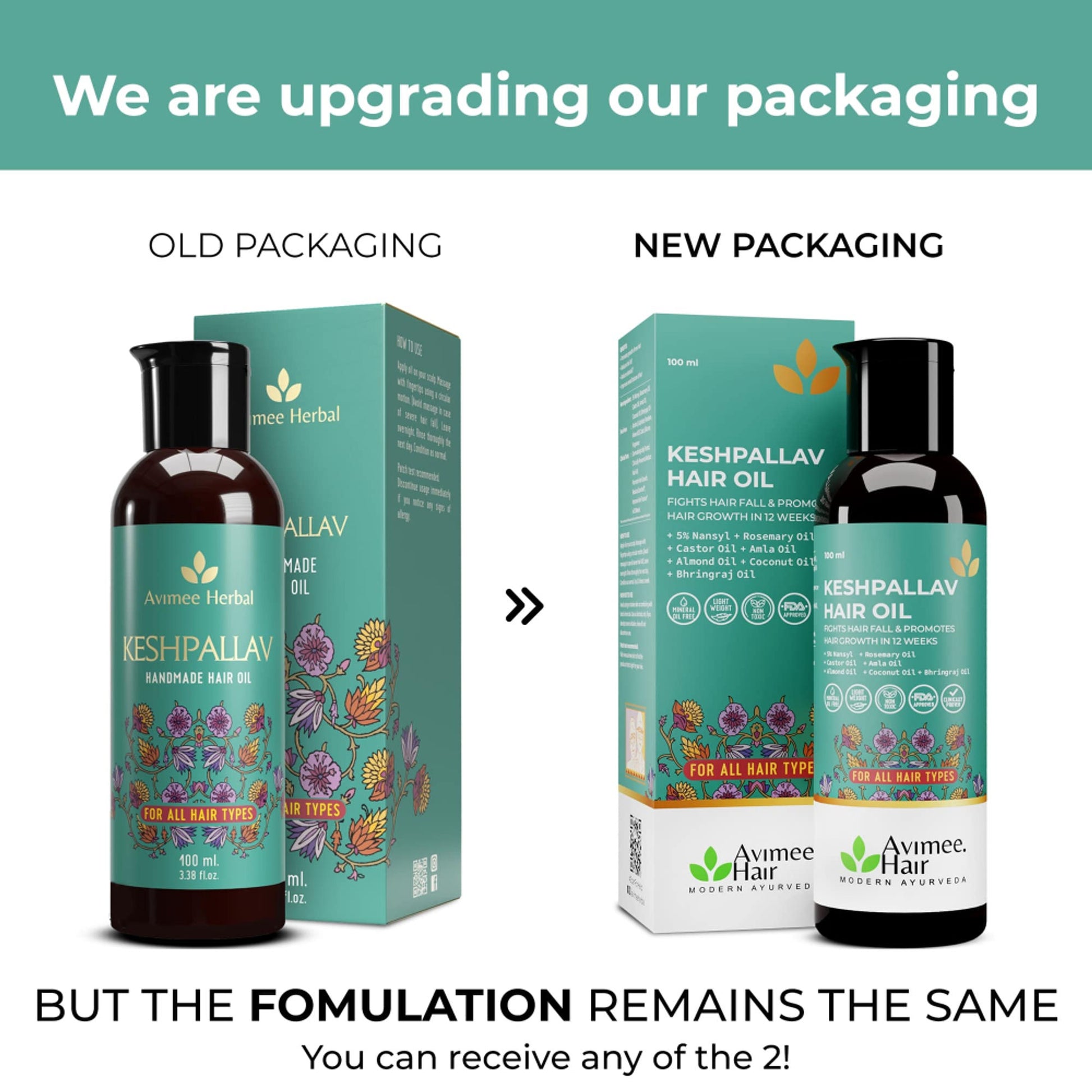 Avimee Herbal Keshpallav Handmade Hair Oil