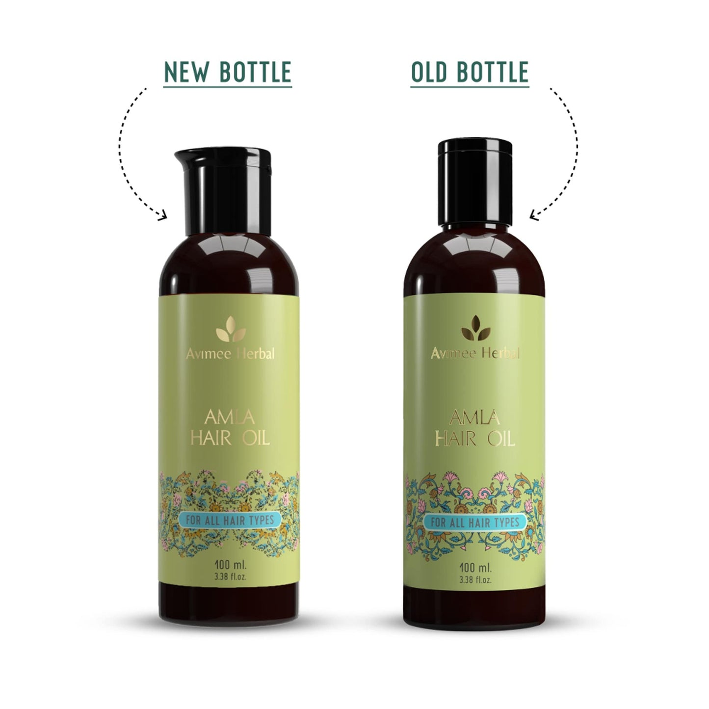 Avimee Herbal Amla Hair Oil For Long & Strong Hair - Mineral Oil Free