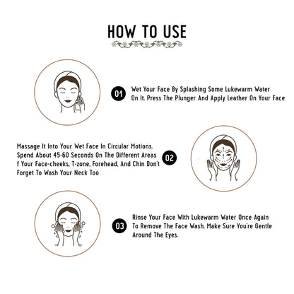 Avimee Herbal Kunwar Charcoal Facewash with activated charcoal and herbal ingredients in a pump bottle.