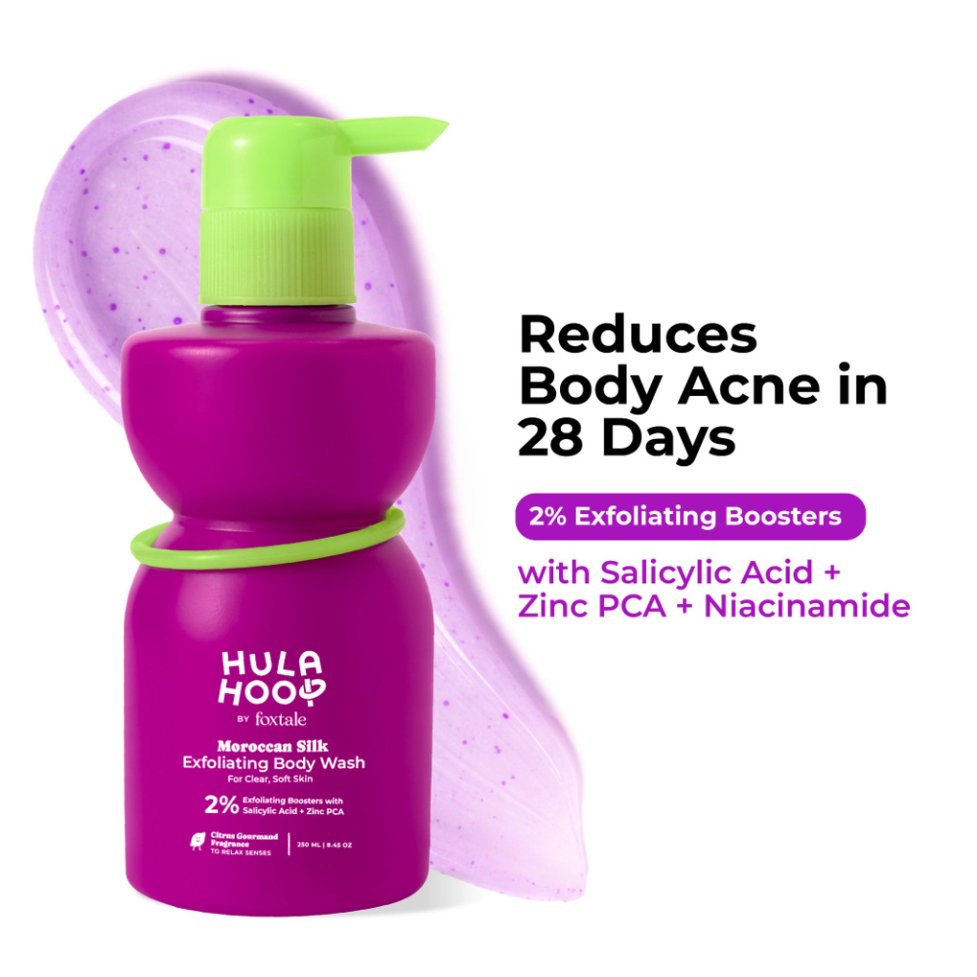 FoxTale Hula Hoop Exfoliating Body Wash by Foxtale , Exfoliates & Smoothens