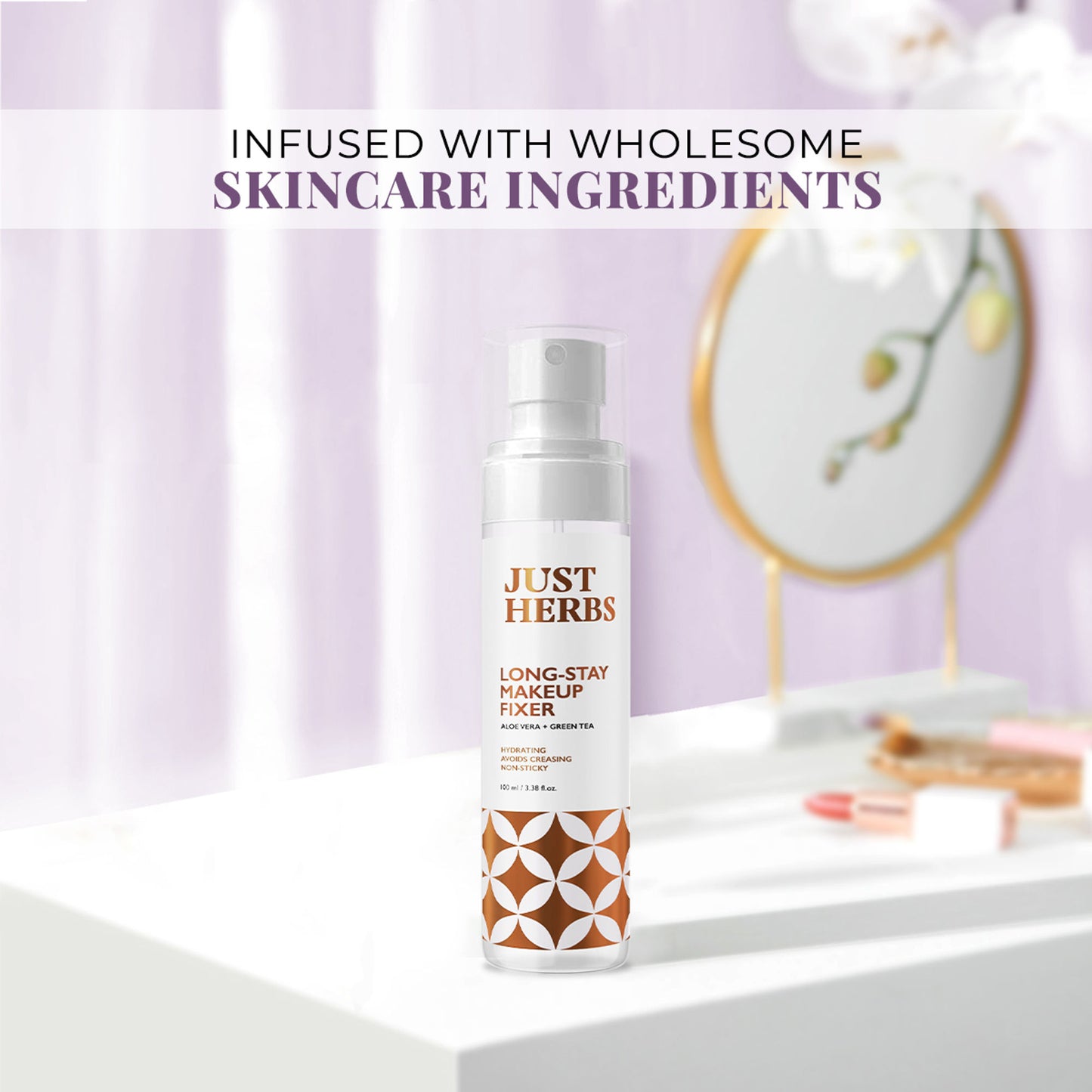 Just Herbs Long Stay Non Sticky Makeup Fixer