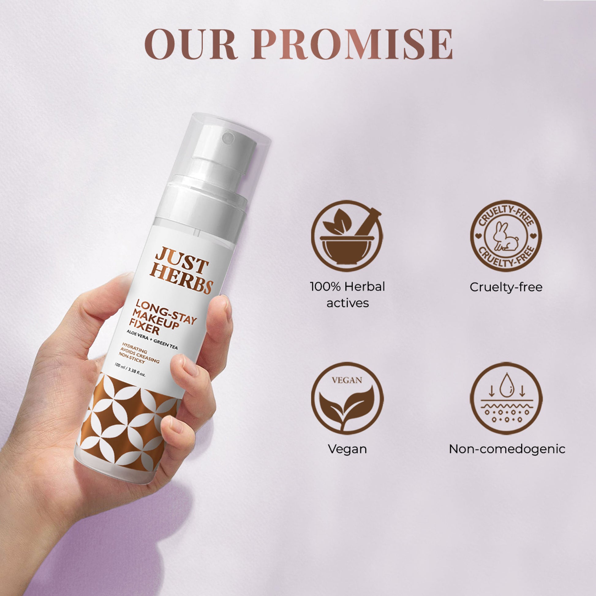 Just Herbs Long Stay Non Sticky Makeup Fixer